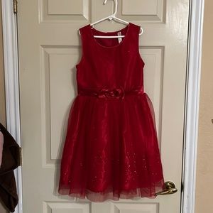 Little Girls red dress